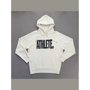 Battle Athlete White Graphic Pullover Hoodie A/XL